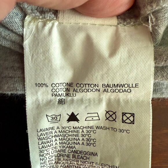 Vintage Diesel "Ride Hard" logo  Muscle Tee Shirt X-Large Gray and Blue - Picture 6 of 9